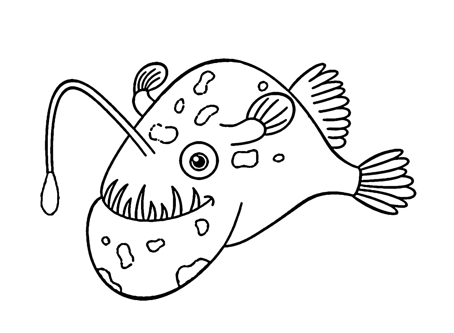 Anglerfisch Ausmalbilder 12