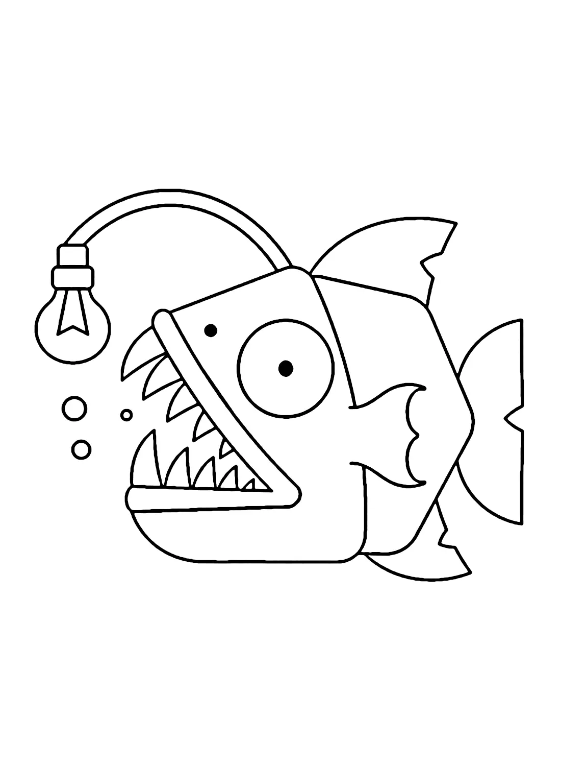 Anglerfisch Ausmalbilder 13