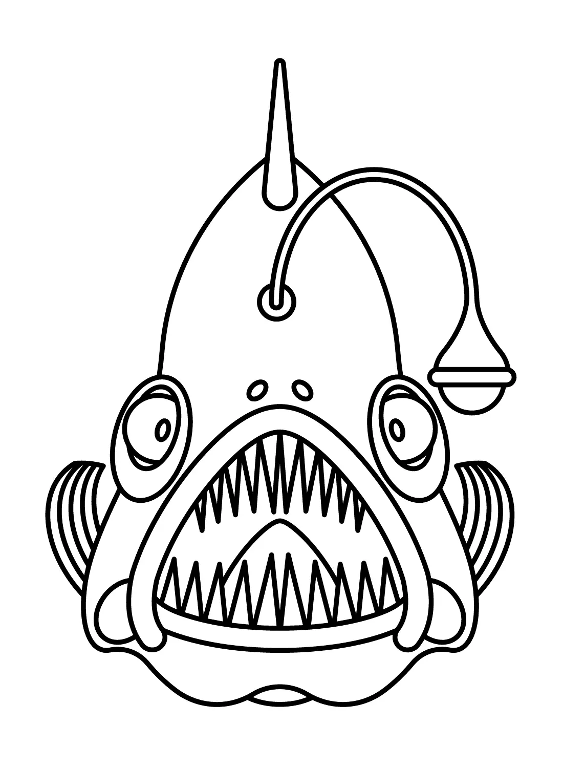 Anglerfisch Ausmalbilder 14