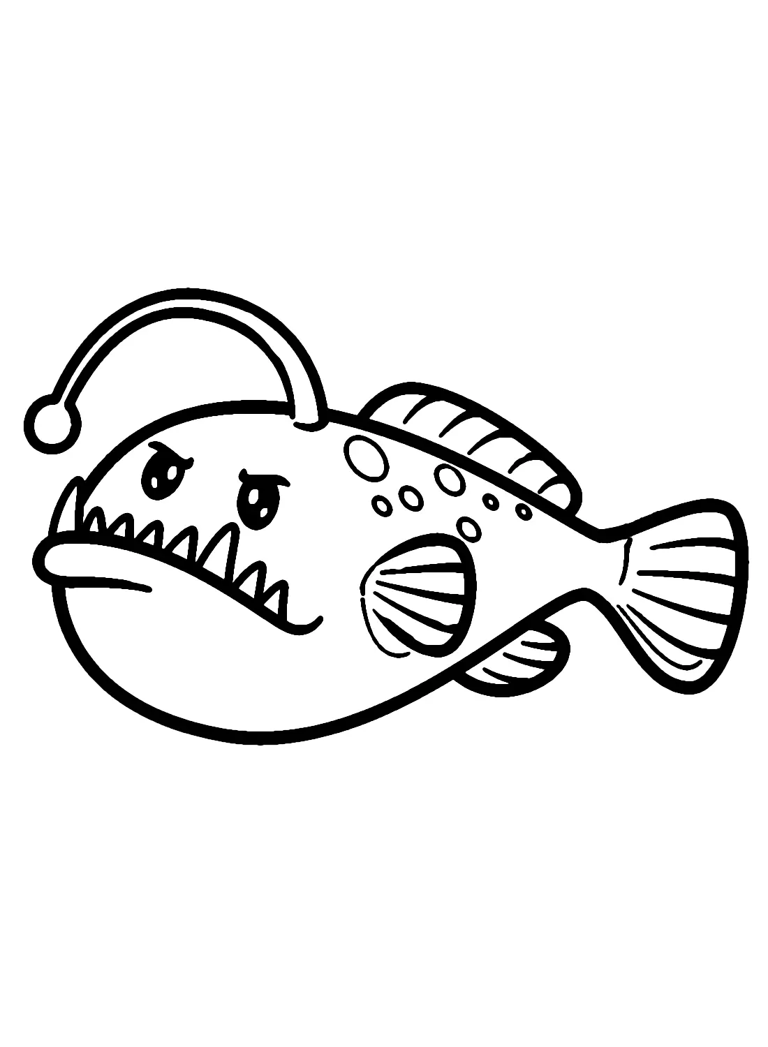 Anglerfish Coloring Pages