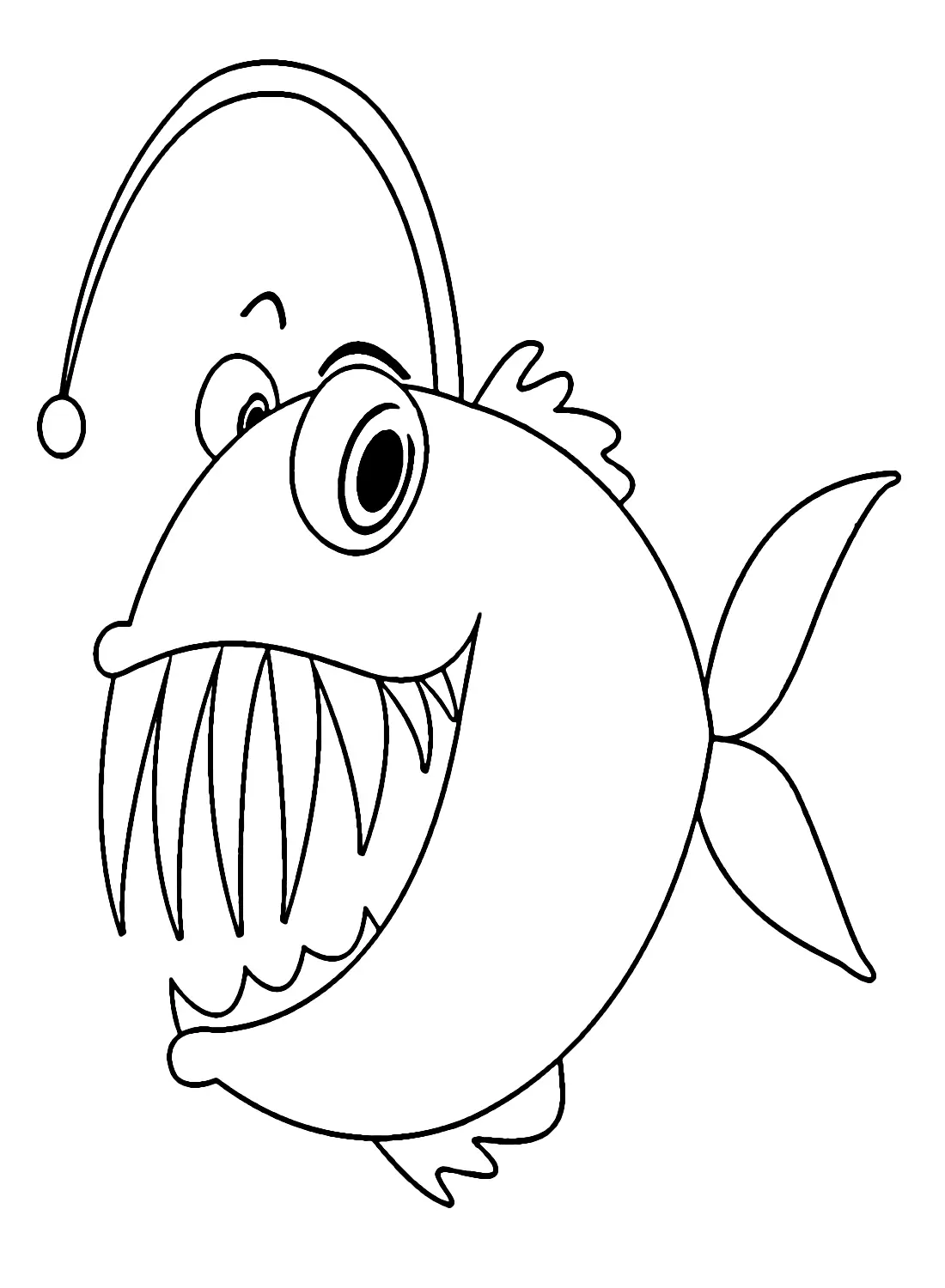 Anglerfisch Ausmalbilder 2