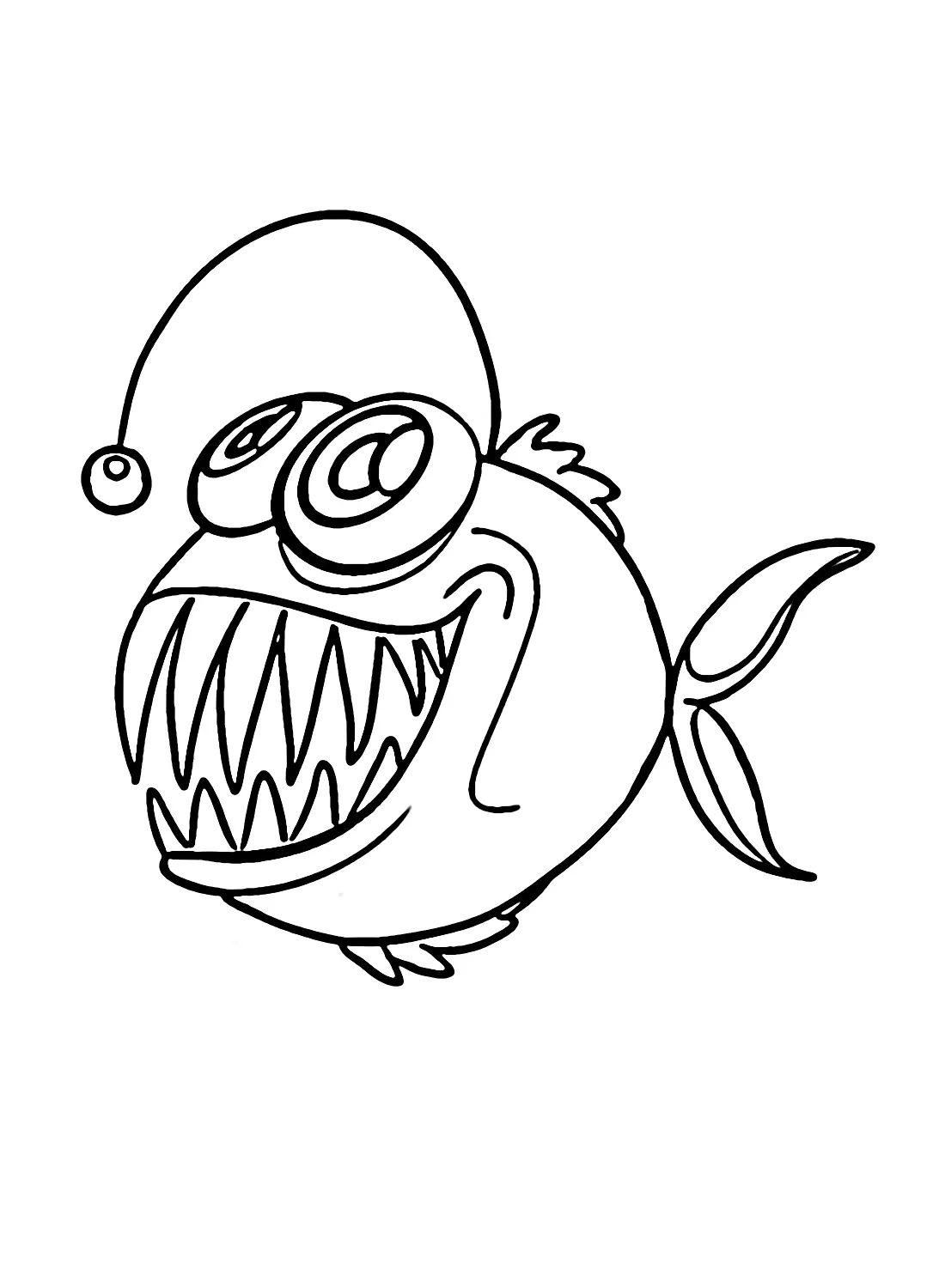 Anglerfisch Ausmalbilder 3