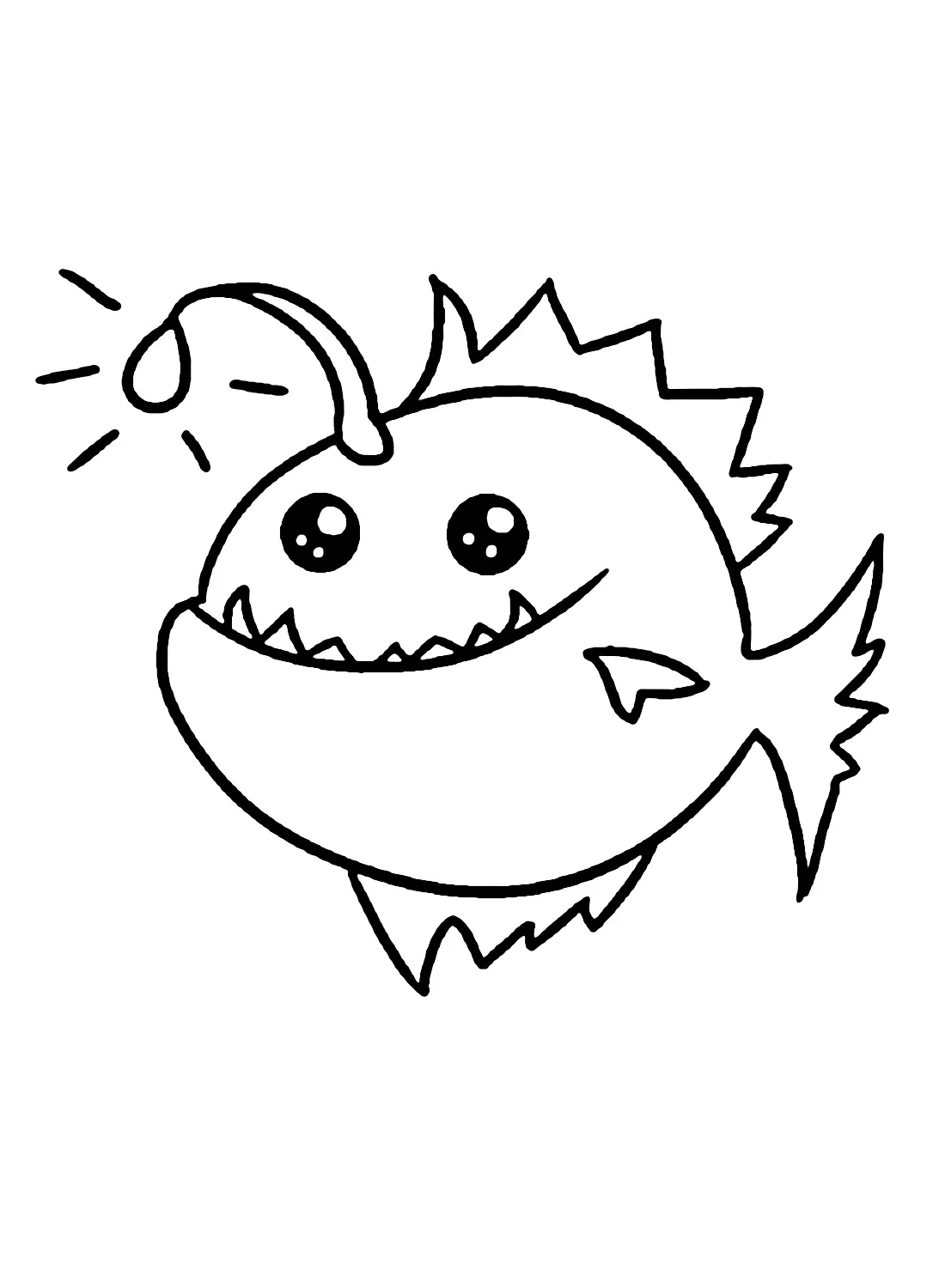 Anglerfisch Ausmalbilder 5