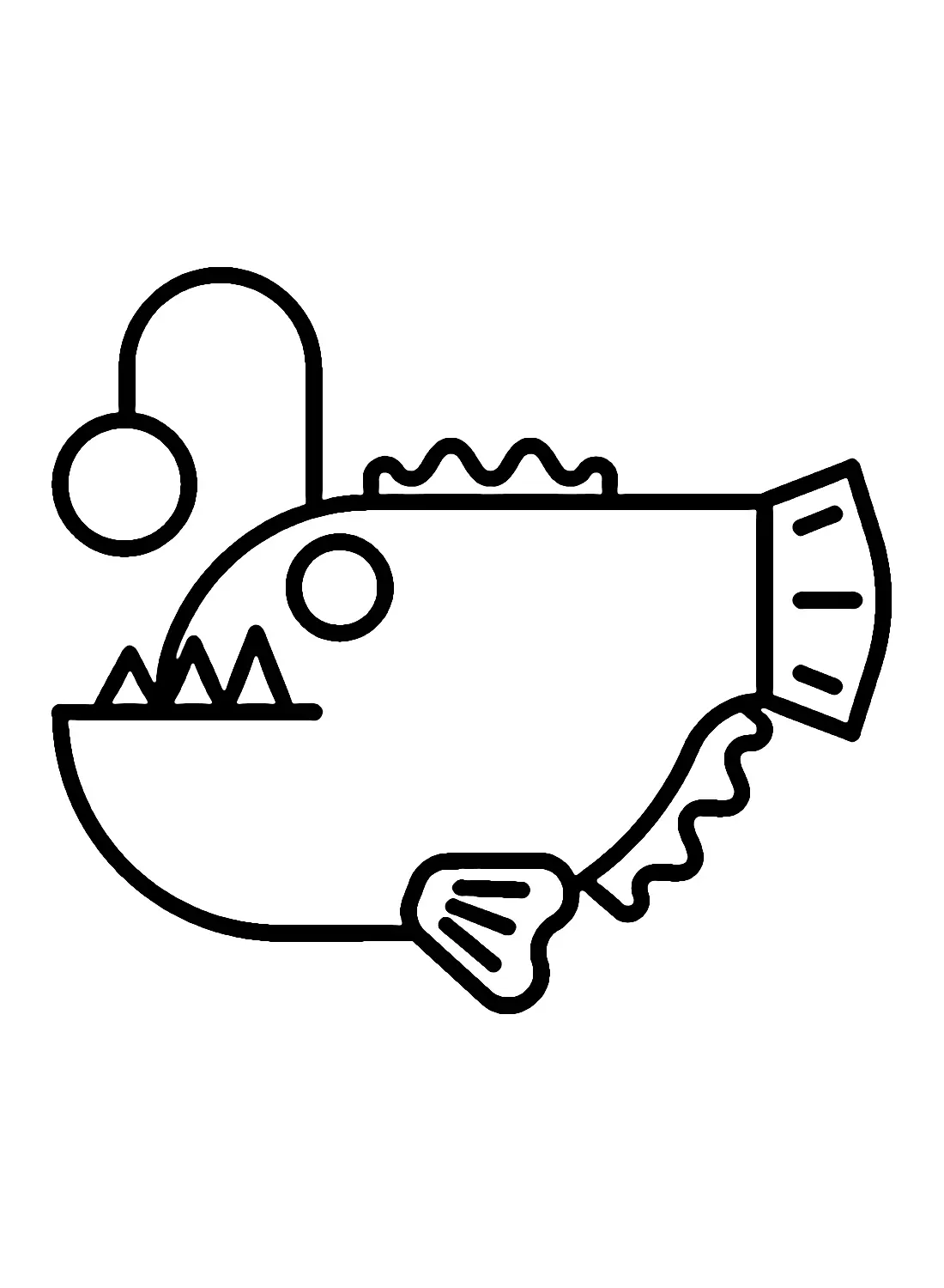 Anglerfisch Ausmalbilder 7