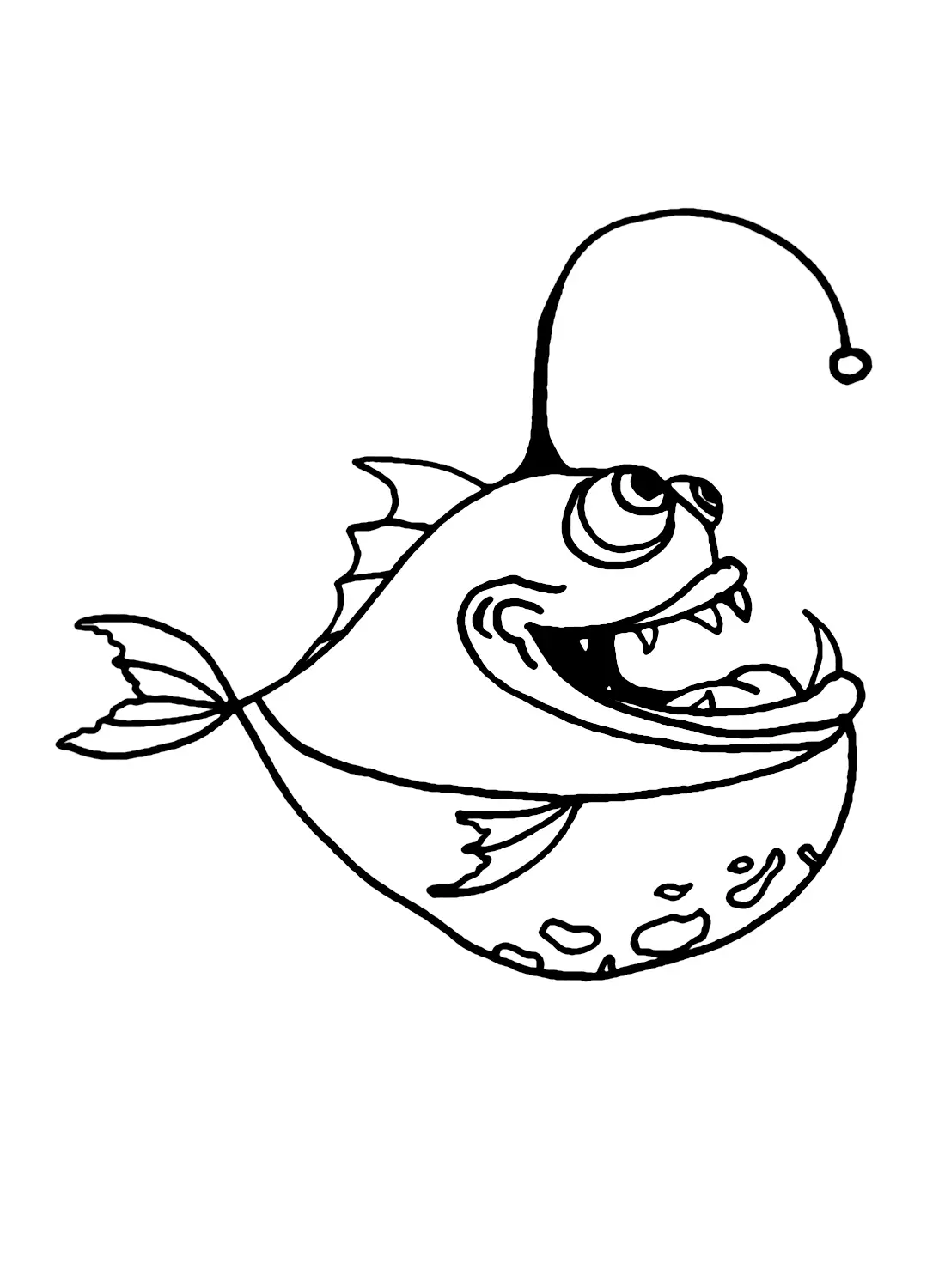 Anglerfisch Ausmalbilder 8