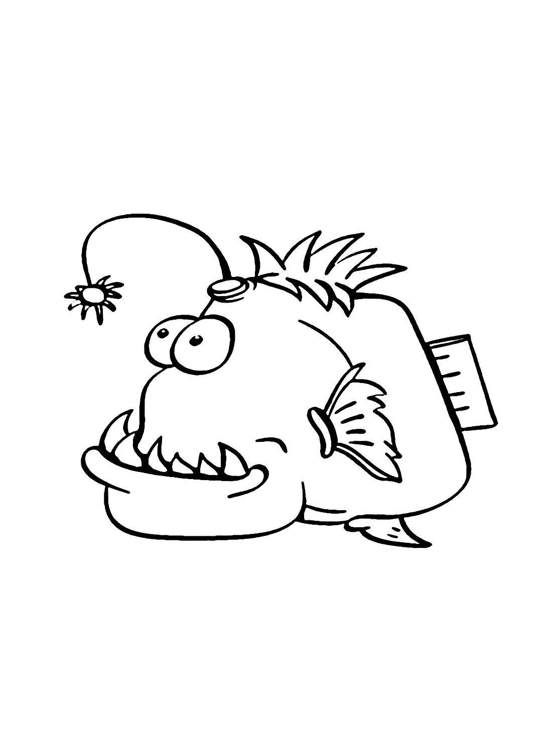 Anglerfisch Ausmalbilder 9