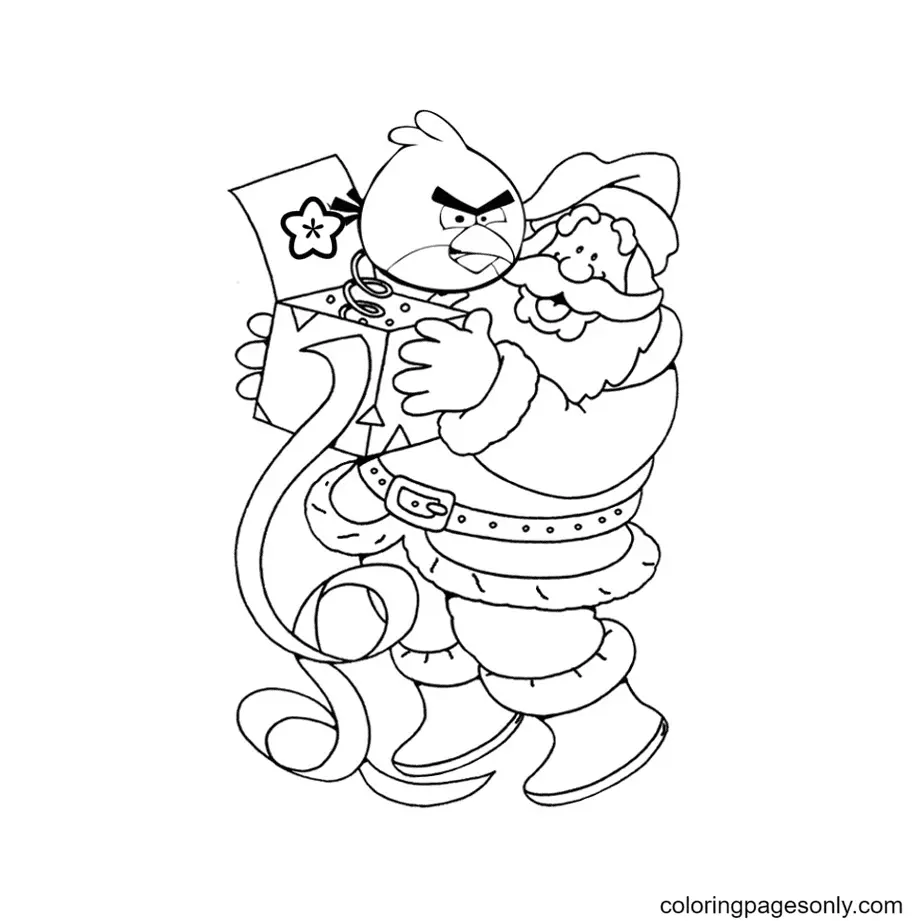 Angry Birds Coloring Pages