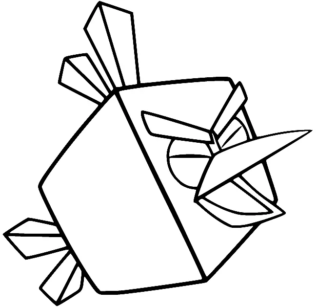 Angry Birds Space Coloring Pages 19