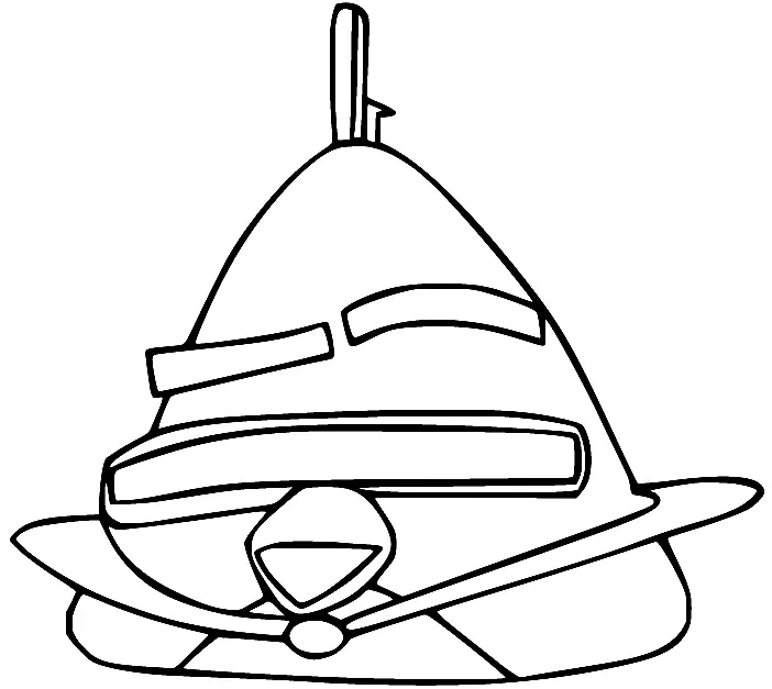 Angry Birds Space Coloring Pages 26