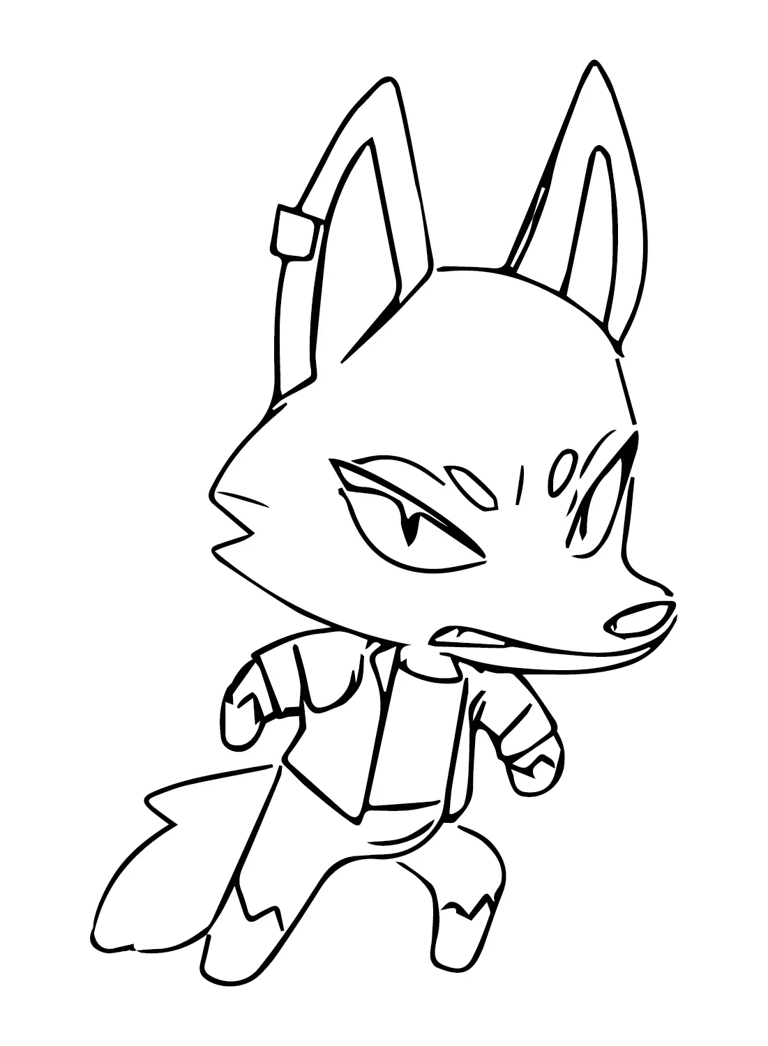 Animal Crossing Coloring Pages 12