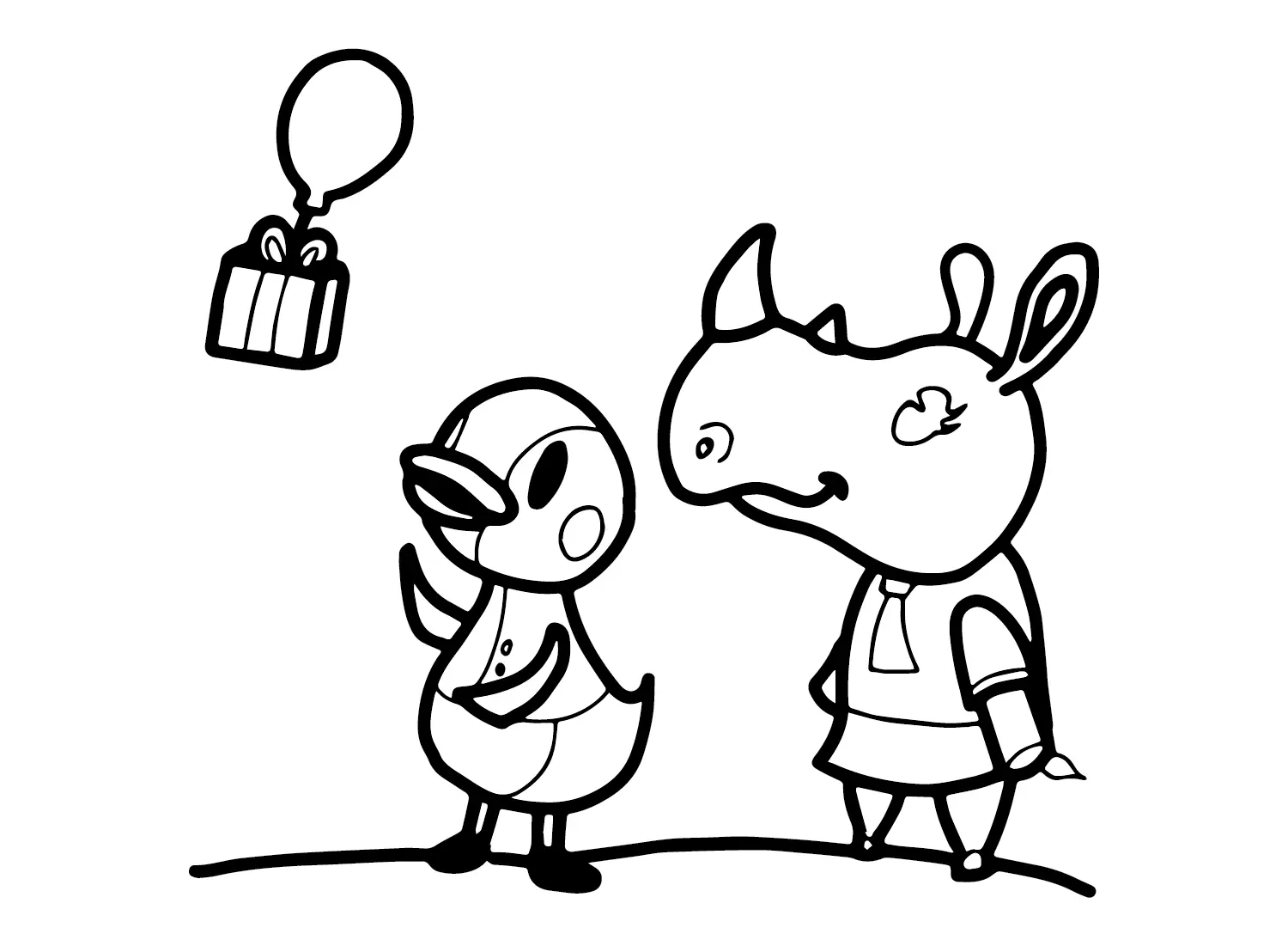 Animal Crossing Coloring Pages 21