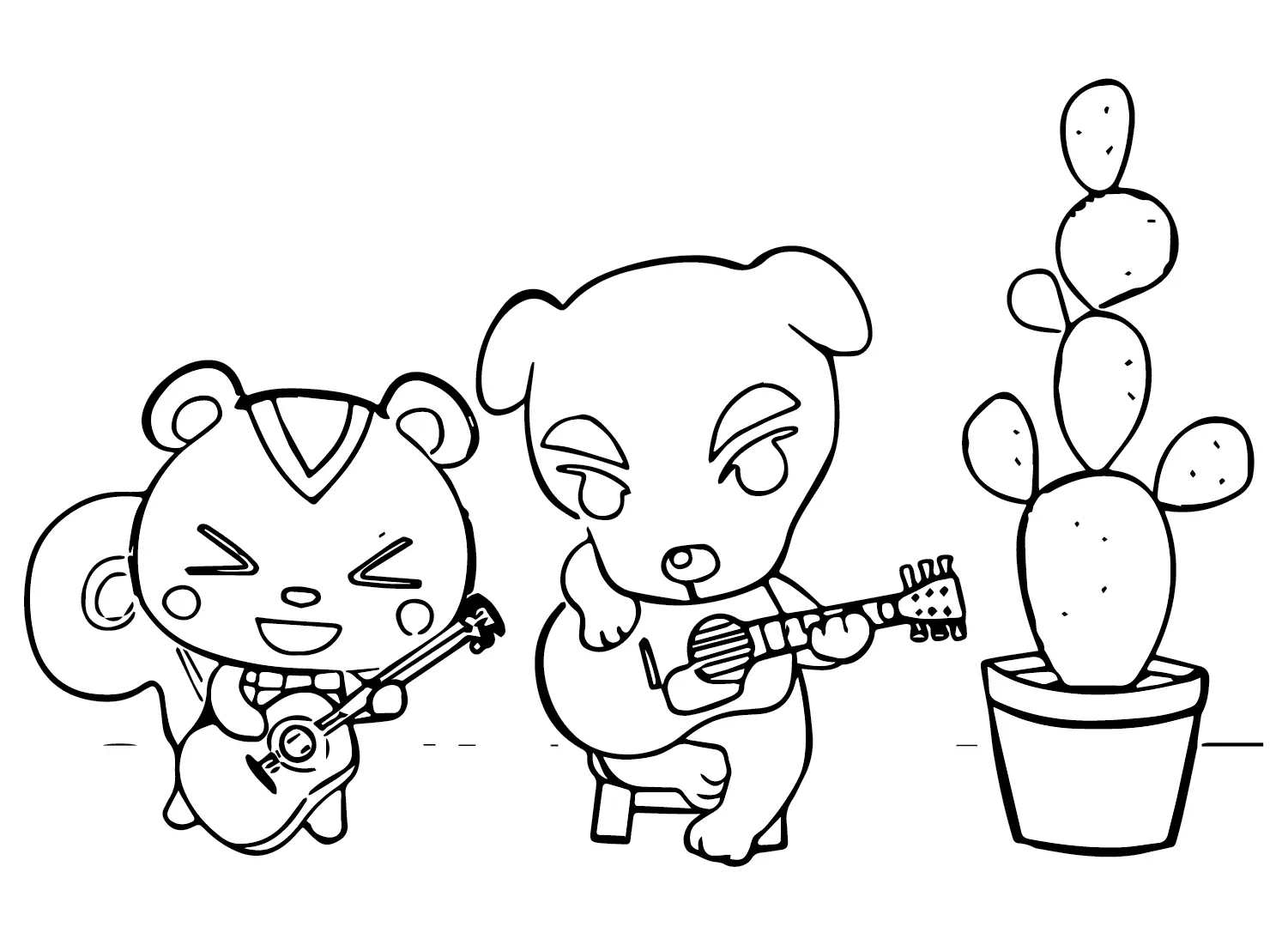 Animal Crossing Coloring Pages 22