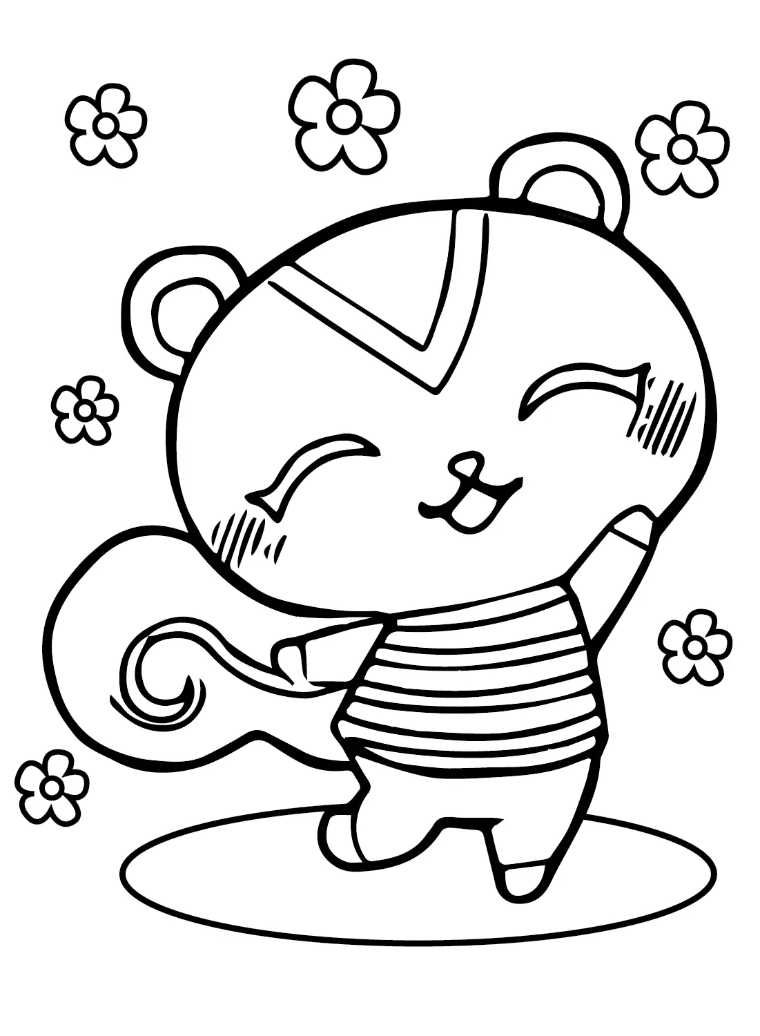 Animal Crossing Coloring Pages 7