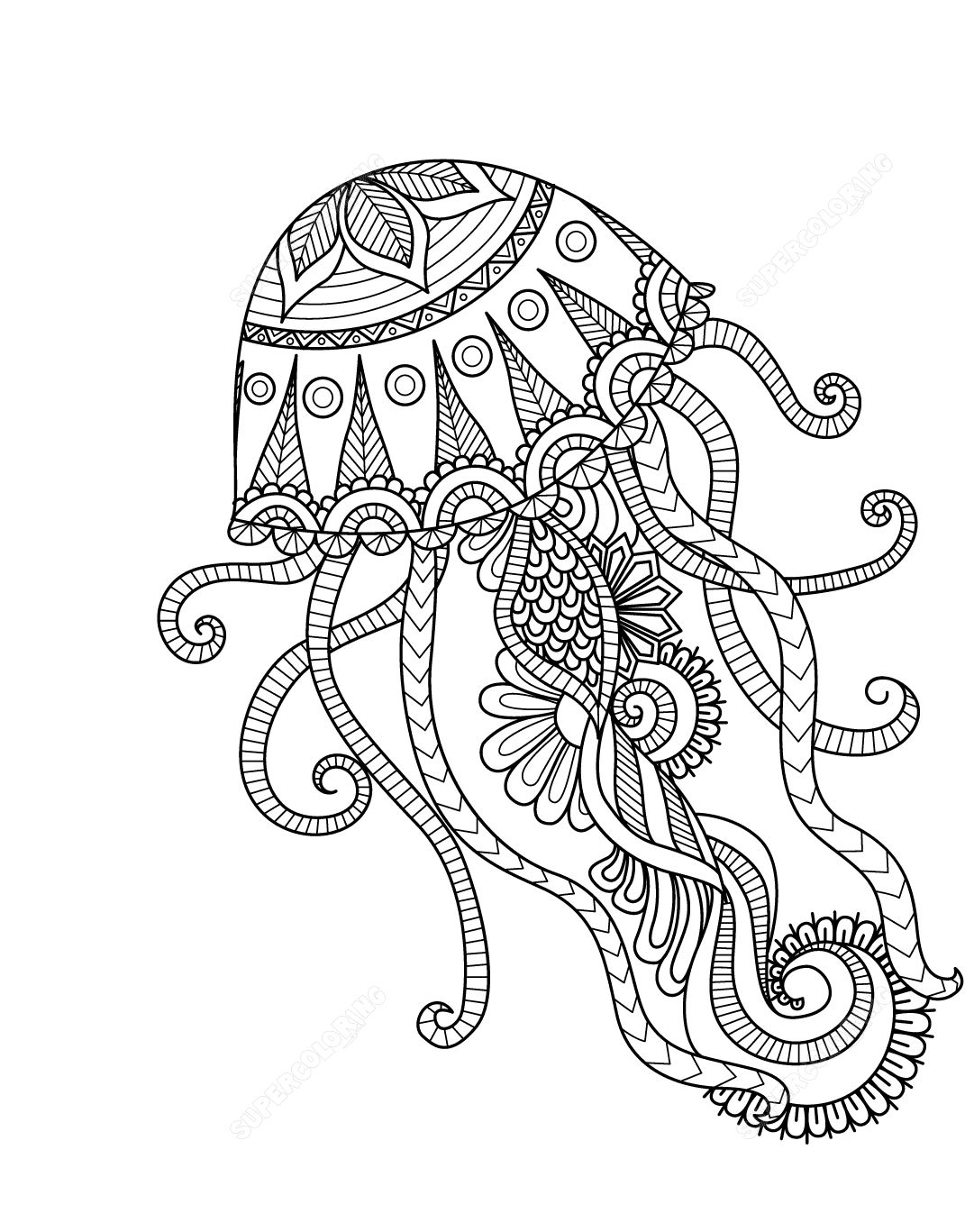 Mandalas de Animais para Colorir 10