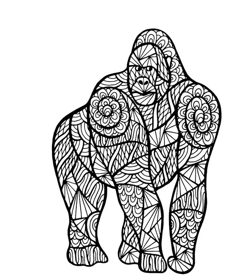 Mandalas de Animais para Colorir 11