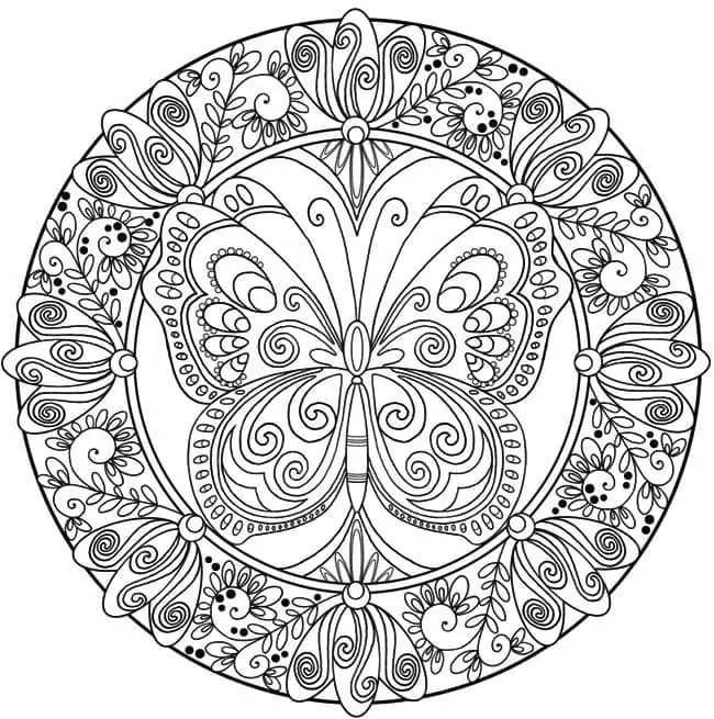 Mandalas de Animais para Colorir 18