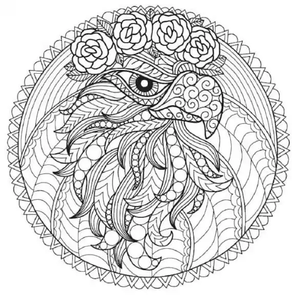 Mandalas de Animais para Colorir 25
