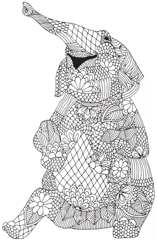 Mandalas de Animais para Colorir 26