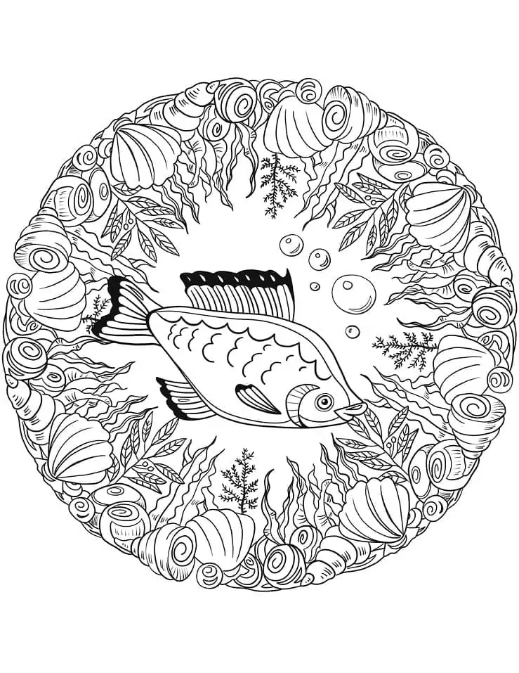 Mandalas de Animais para Colorir 27
