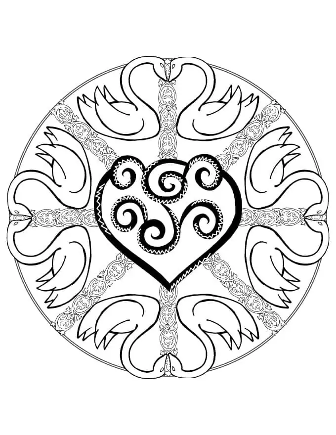 Mandalas de Animais para Colorir 37