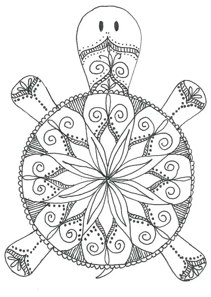 Mandalas de Animais para Colorir 38