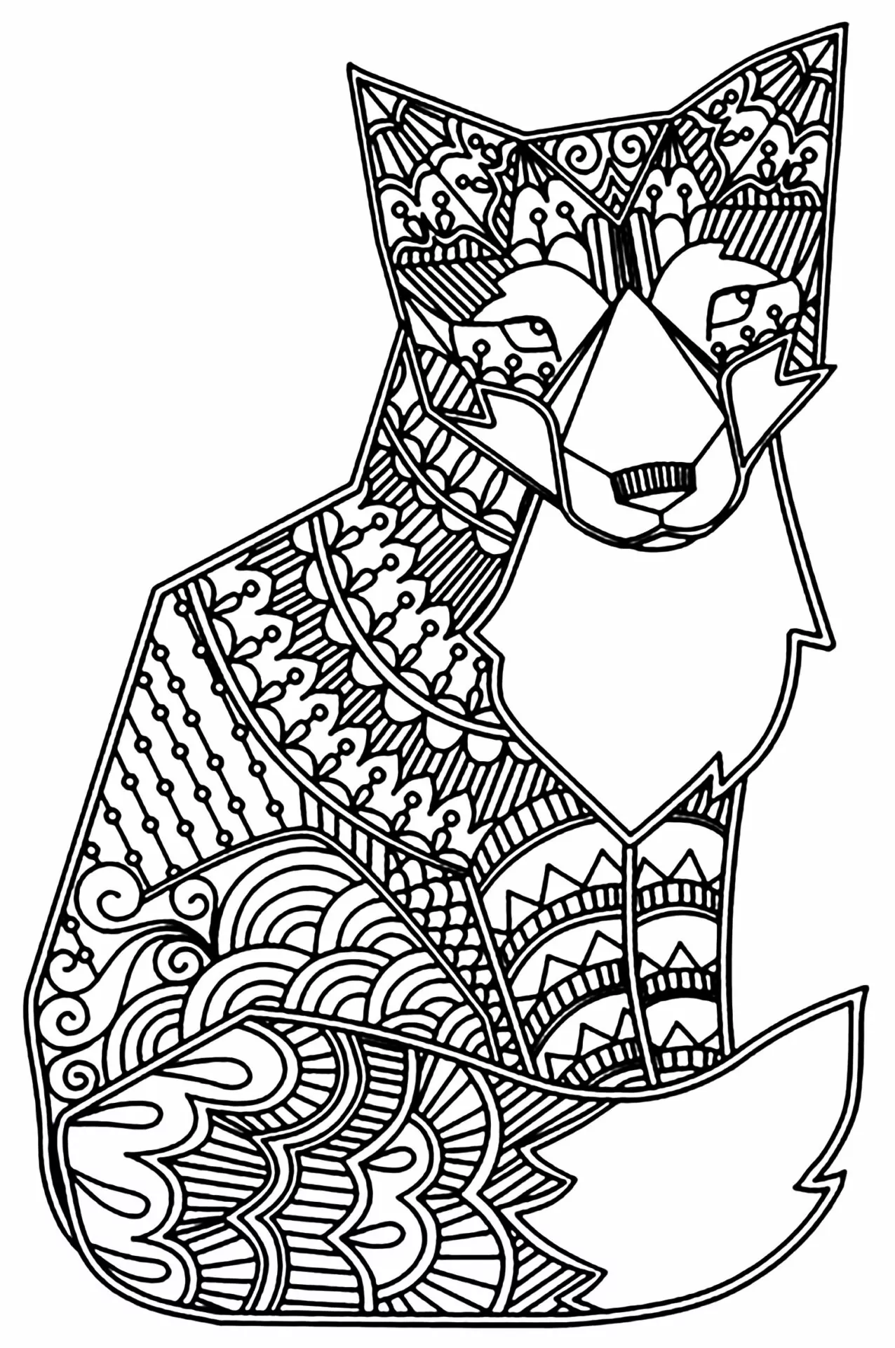 Mandalas de Animais para Colorir 6