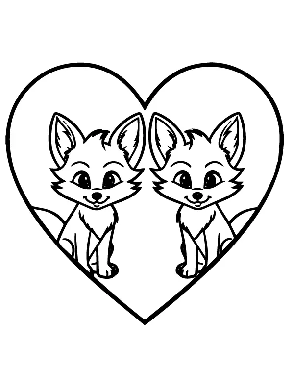 Desenhos de Animais Dos Namorados Para Colorir 14