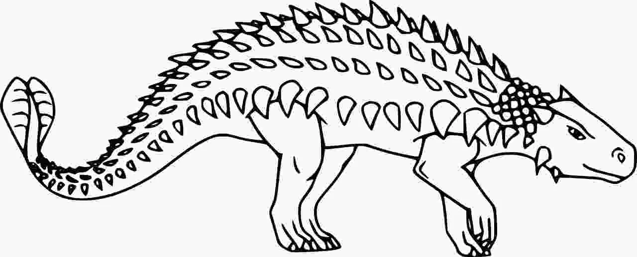 Ankylosaurus Coloring Pages 14