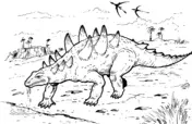 Ankylosaurus Coloring Pages 18