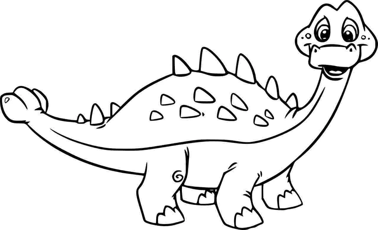Ankylosaurus Coloring Pages 24