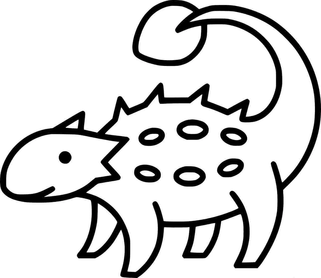 Ankylosaurus Coloring Pages 29