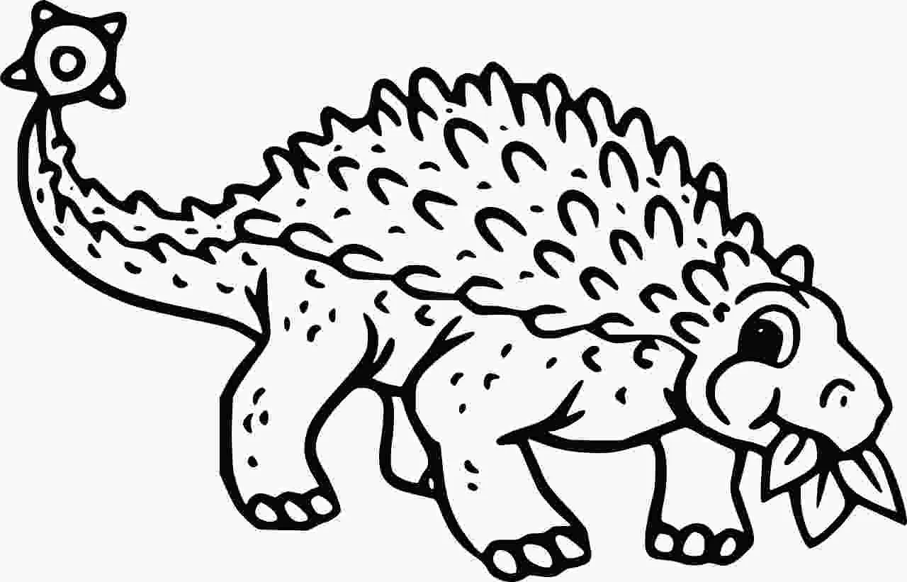 Ankylosaurus Coloring Pages 33
