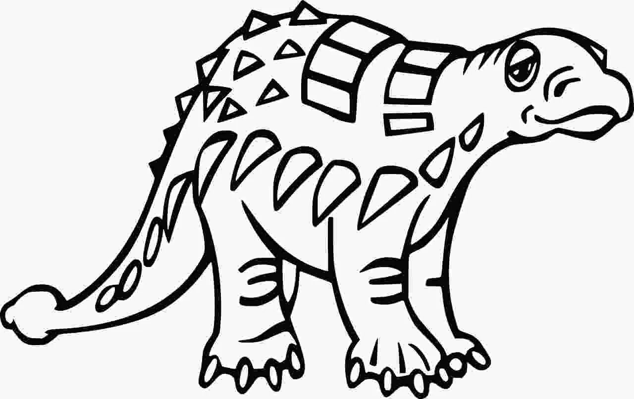 Ankylosaurus Coloring Pages 35