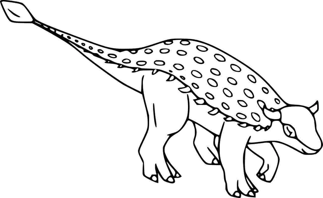 Ankylosaurus Coloring Pages 37