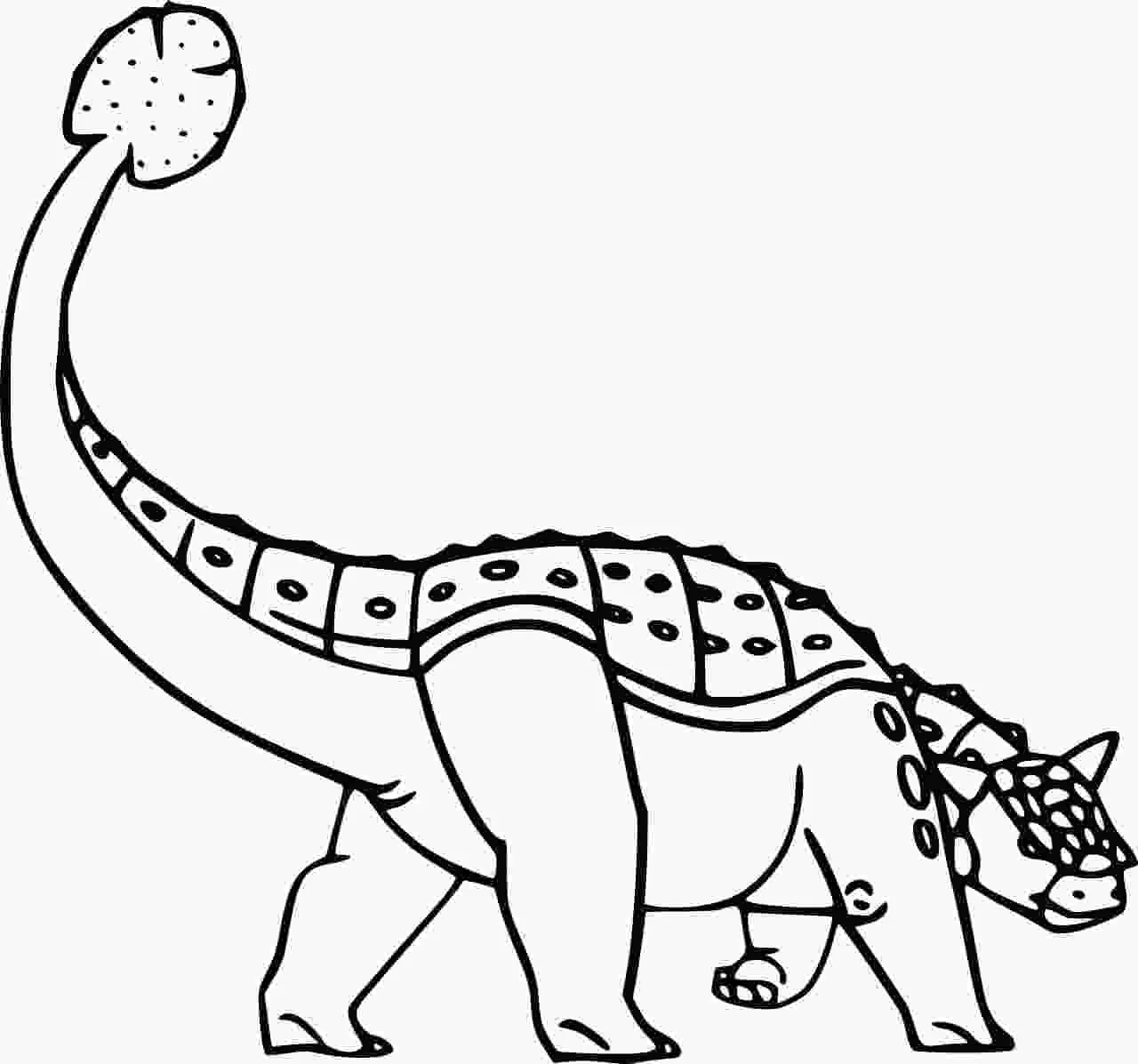 Ankylosaurus Coloring Pages 38