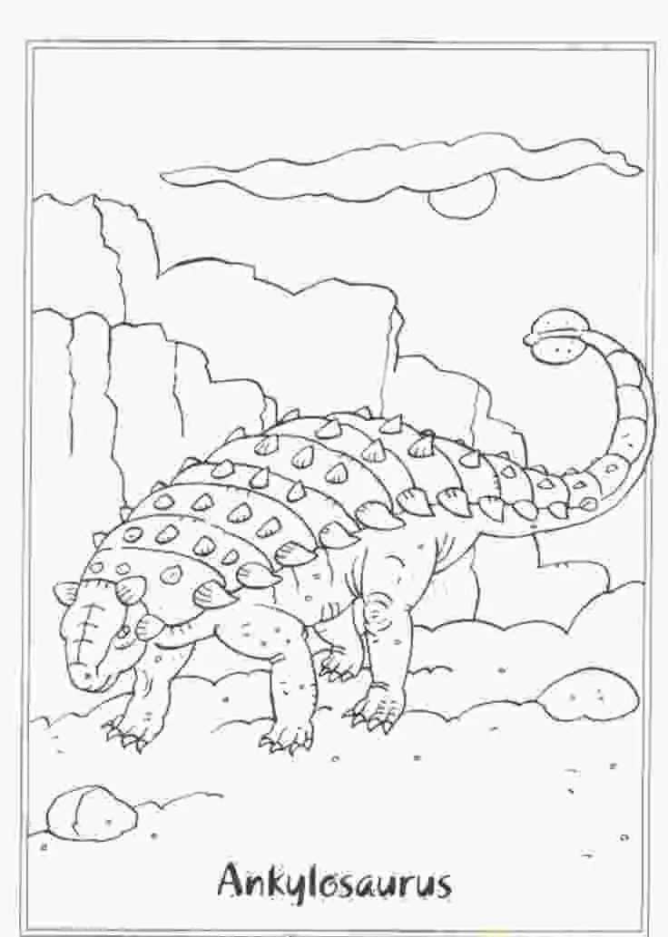 Ankylosaurus Coloring Pages 40