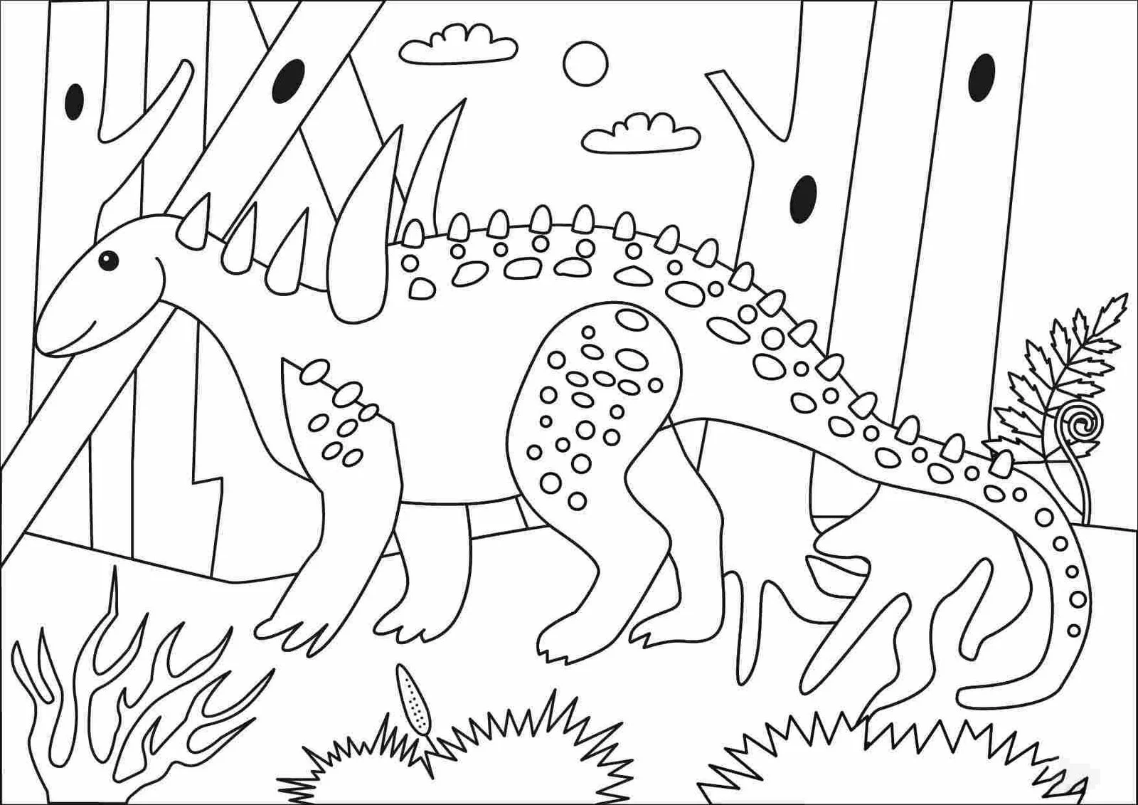 Ankylosaurus Coloring Pages 43