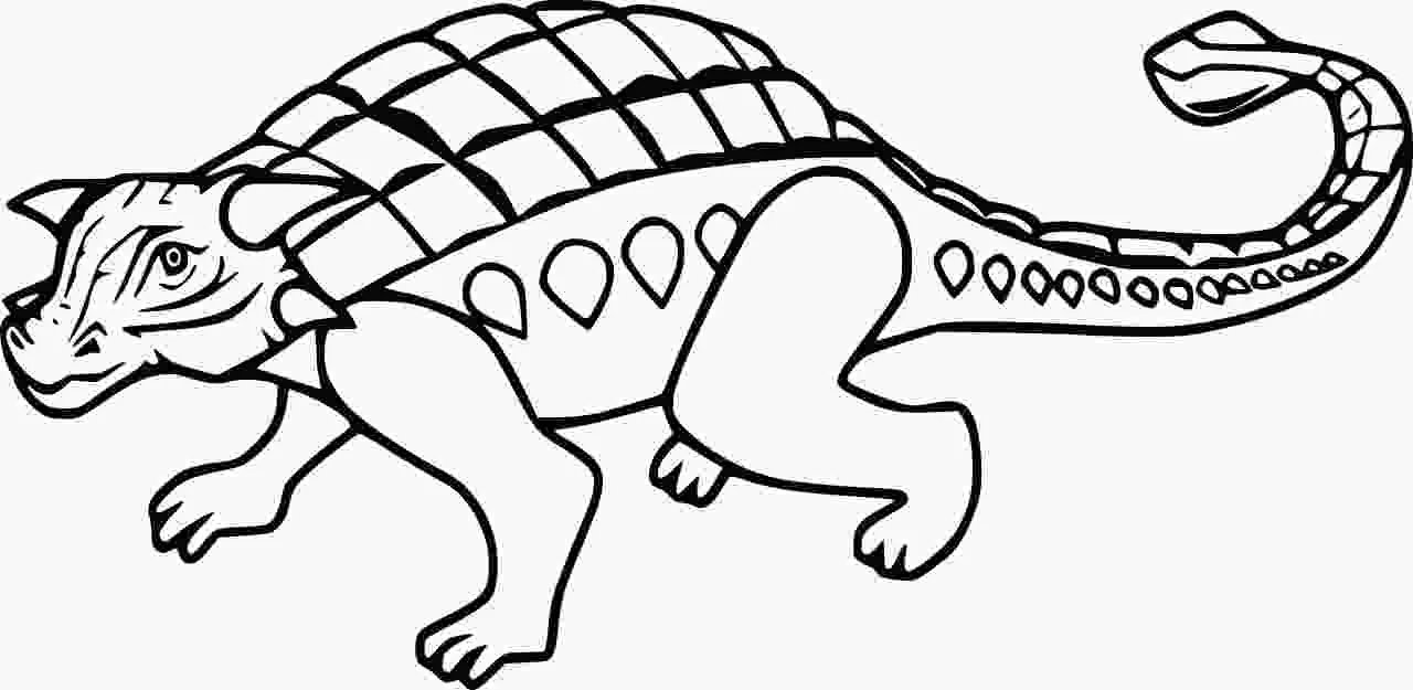 Ankylosaurus Coloring Pages 47