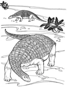 Ankylosaurus Coloring Pages 8