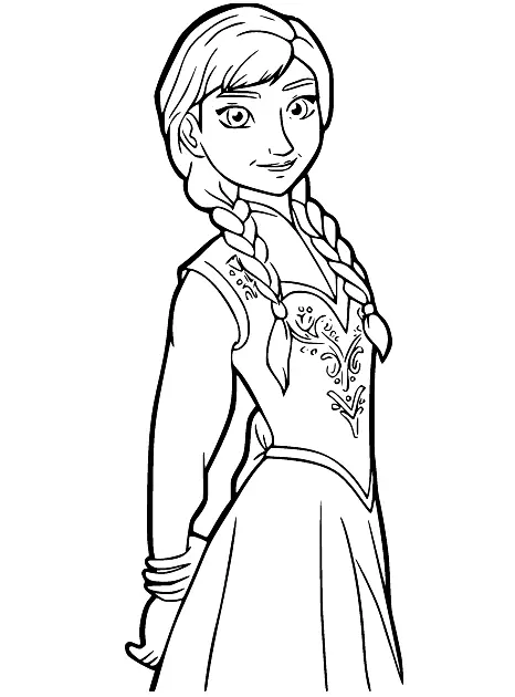 Anna Coloring Pages 44