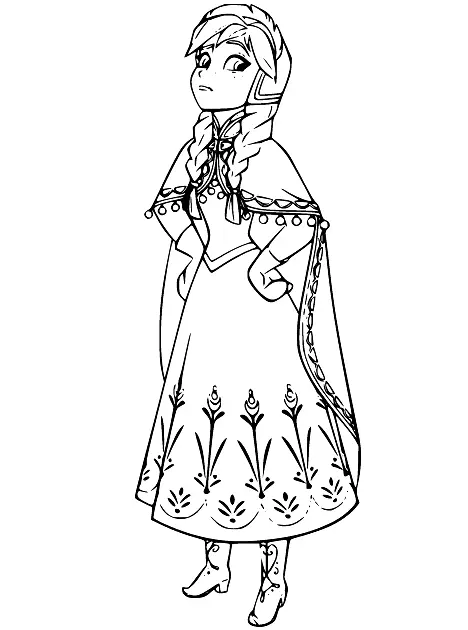 Anna Coloring Pages 57