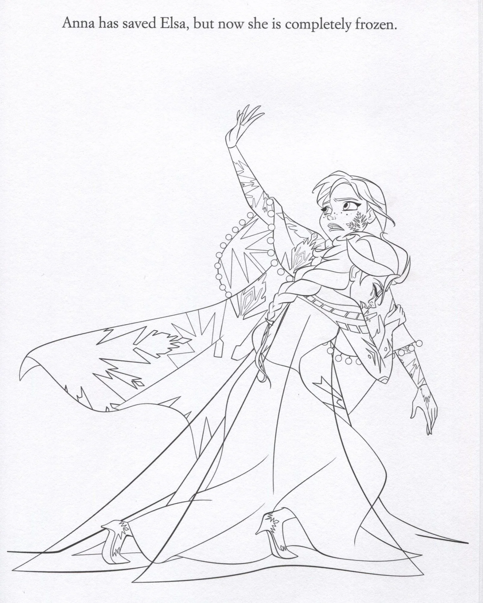 Desenhos de Anna Frozen Para Colorir 42