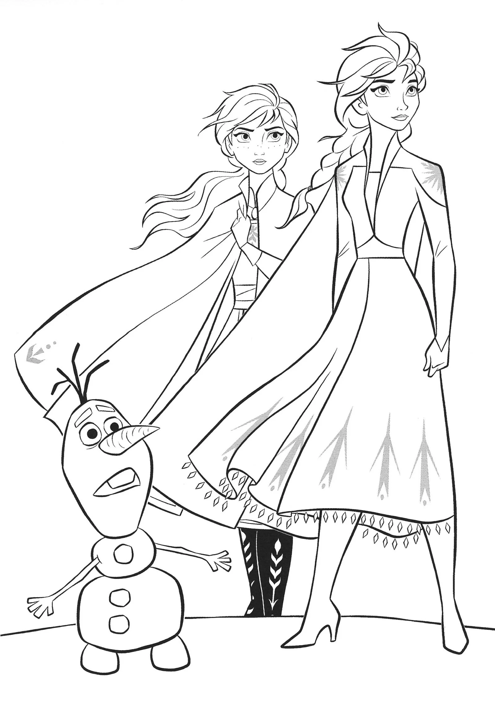 Desenhos de Anna Frozen Para Colorir 43