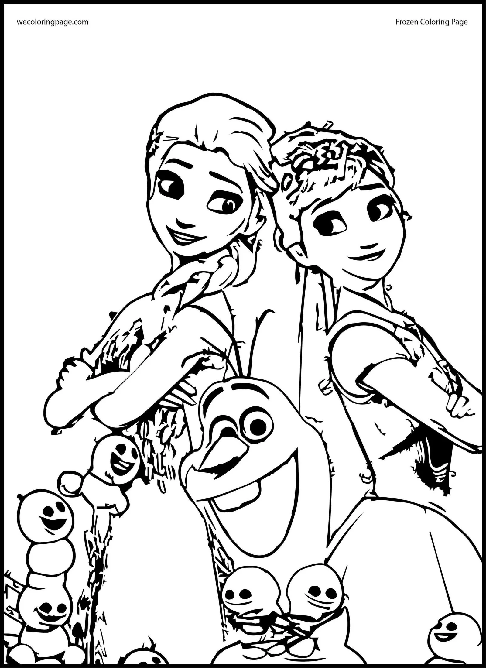 Anna Frozen Para Colorear