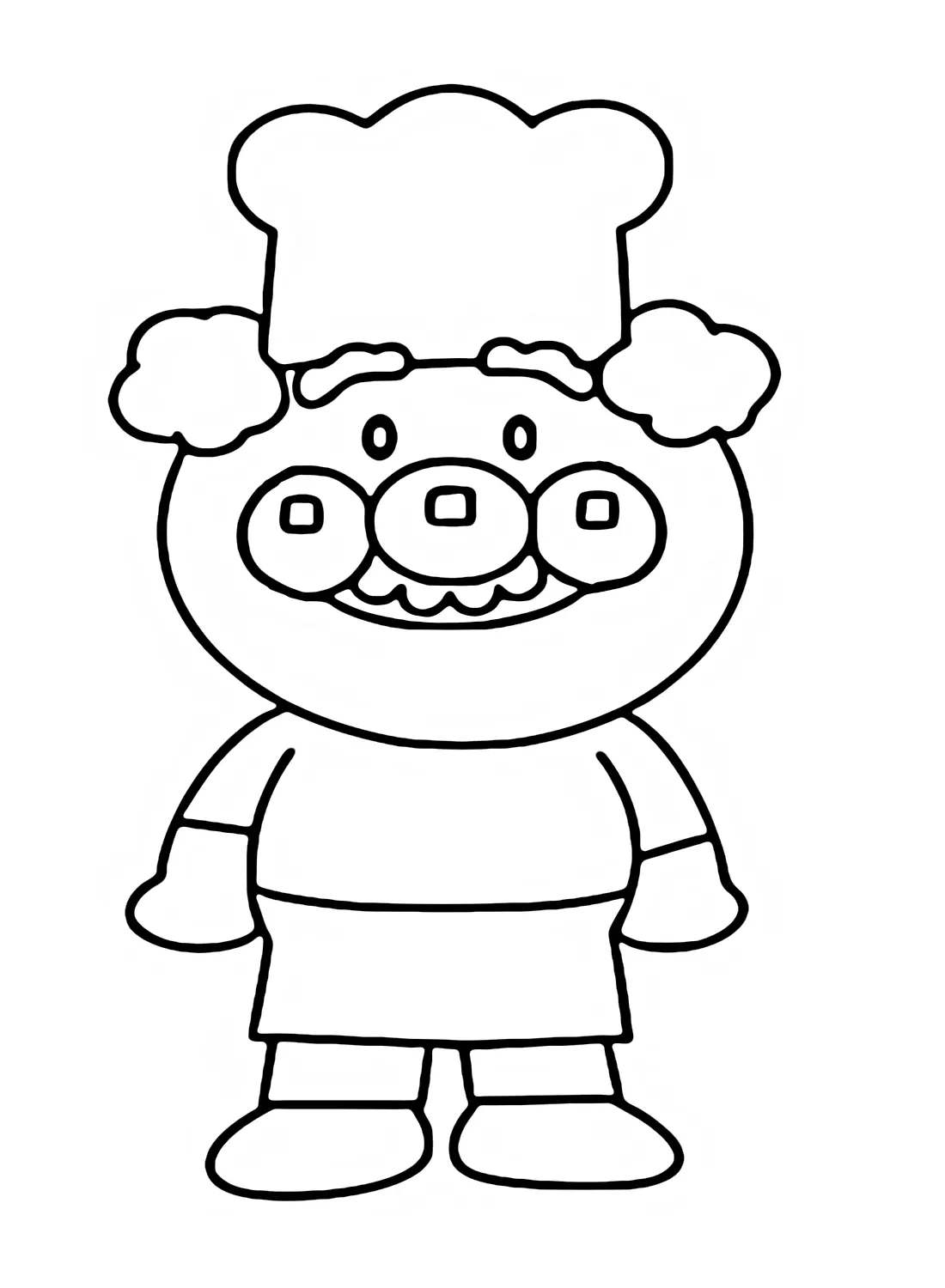 Anpanman Para Colorear 15