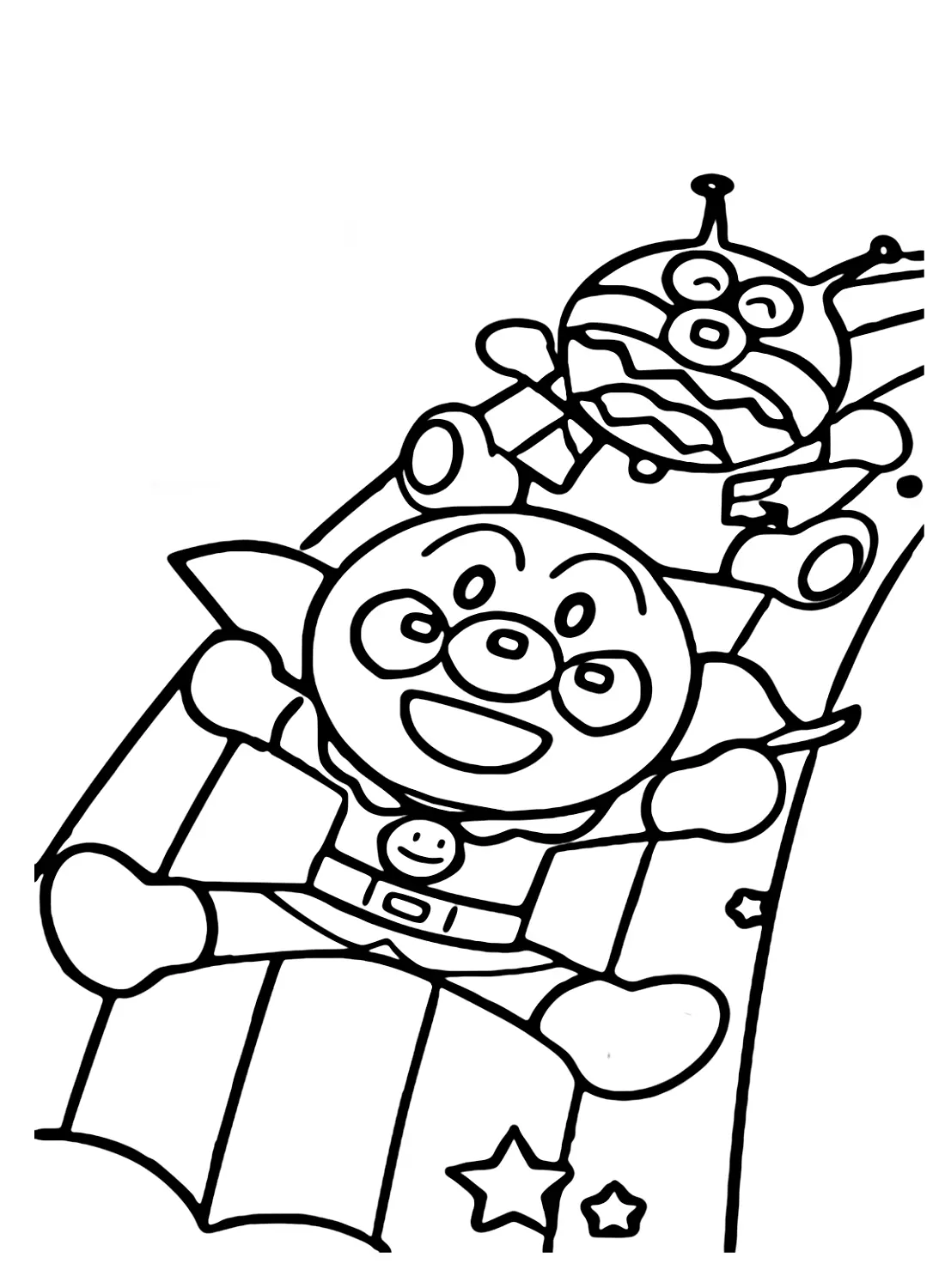 Anpanman Para Colorear 18