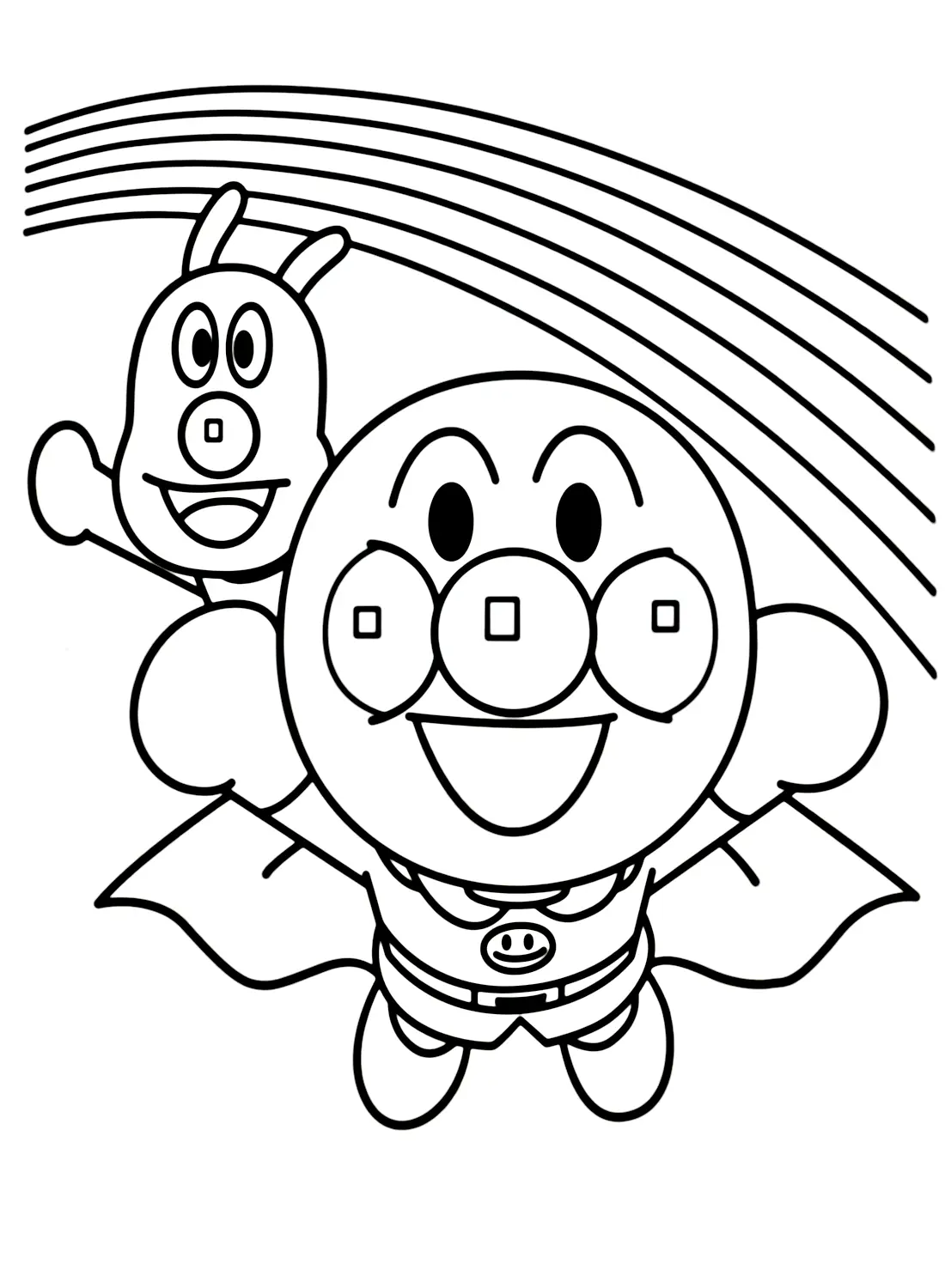 Anpanman Para Colorear 2