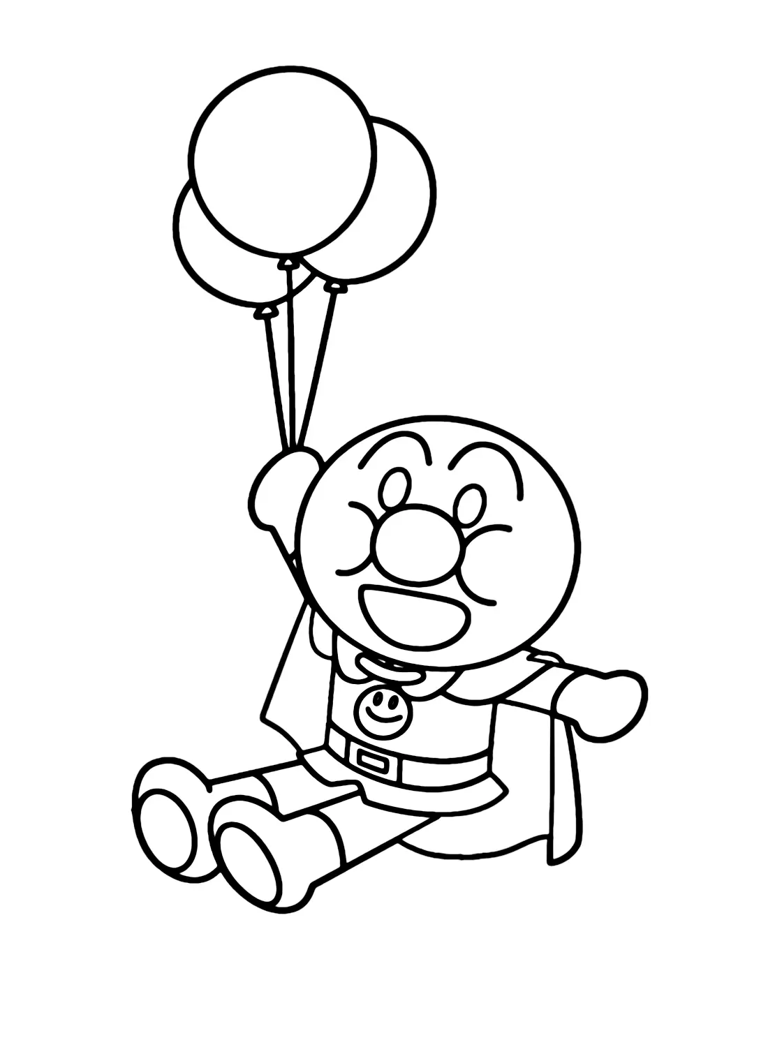 Anpanman Para Colorear 20