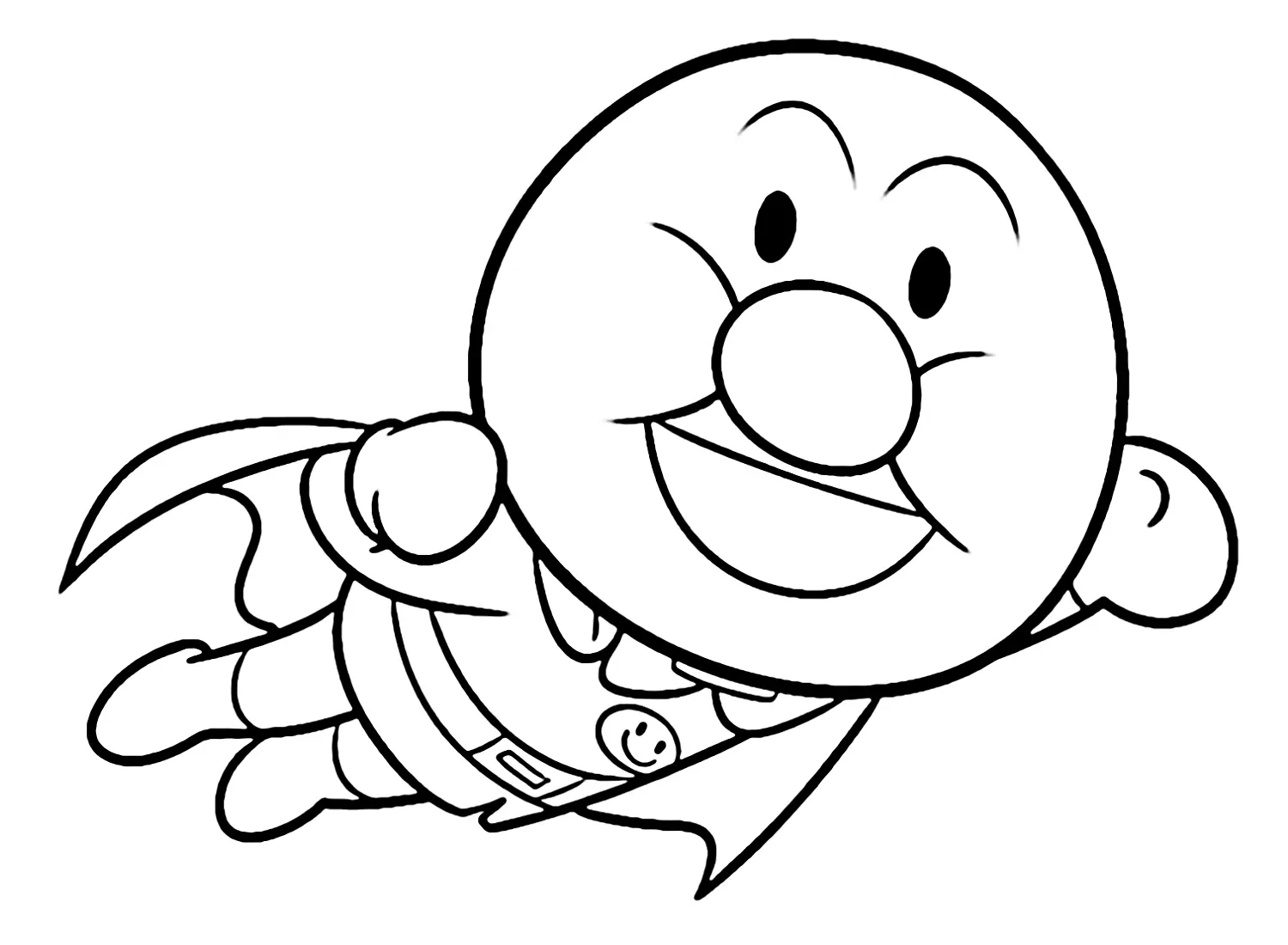 Anpanman Para Colorear 3