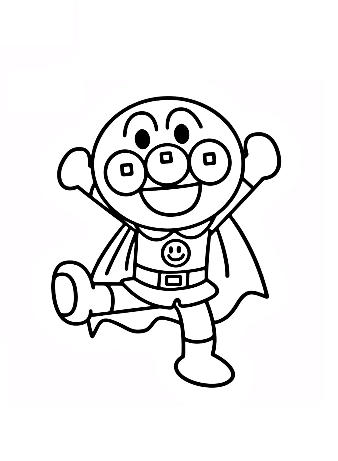 Anpanman Para Colorear 7